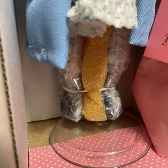 DAYS OF THE WEEK Porcelain Glass DOLLS Set Boxes Accessories Lot of 7 Vintage - Picture 9 of 12